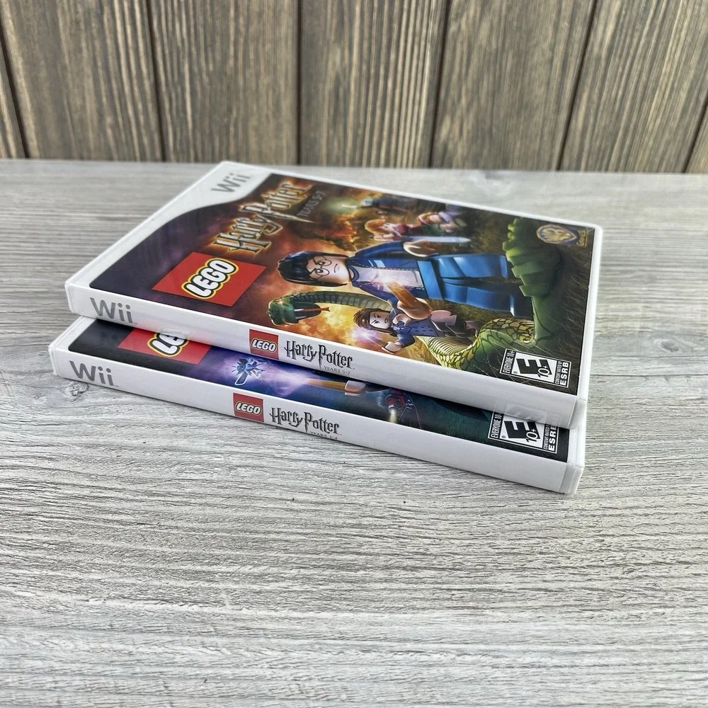 LEGO Harry Potter: Years 1-4 and 5-7 set of 2 - Nintendo Wii w/Manual Complete